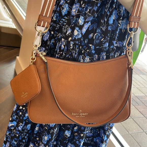 Kate Spade Rosie Shoulder Bag With Tech Attachment AirPod 
Warm Gingerbread 
NWT - Picture 7 of 16